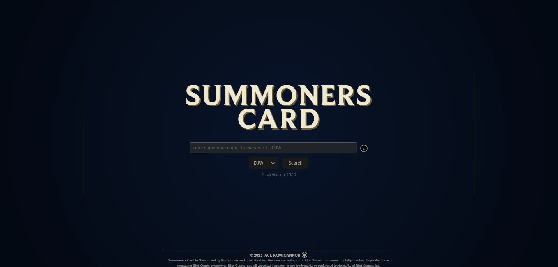 Summoners Card